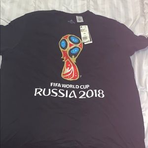 Black Adidas World Cup Tshirt